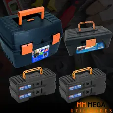 Kit Maletas de Ferramentas Plásticas Organizadoras Vários Modelos para Eletricista Oficina