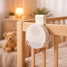 Suporte de Berço para Babá Eletrônica Ruído Branco Bebê Rosa Seguro Perfeito Universal