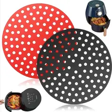 Tapetes Silicone AirFryer Tapetes Antiaderente De Silicone/ Forro Redondo Fritadeira