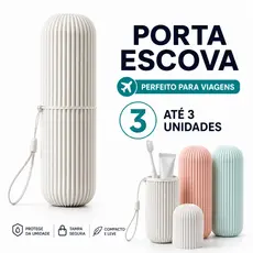 Porta Escovas De Dente E Creme Dental Portátil para Viagem Bolsa Escola