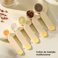 Colher medidora G Cozinha Balança de cozimento Colher medidora Café Leite em pó Colher pequena