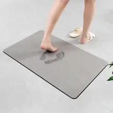Tapete Banheiro Antiderrapante Impermeavel Diatomacea 60x40cm Absorvente Secagem Rapida