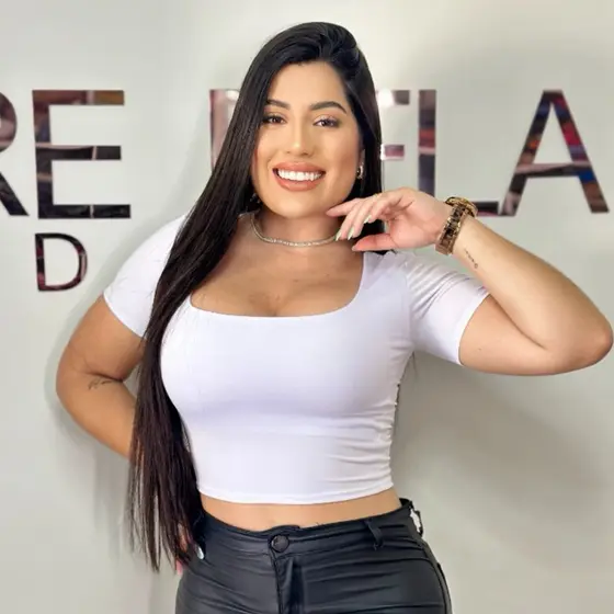 CROPPED SUPLEX COM TOQUE DE POLIAMIDA DECOTE QUADRADO COM MANGA CURTA CONFORTÁVEL MODA VERÃO