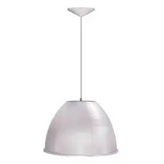 Luminária Prismática Para Galpão Pavilhão Industrial 16 Pol 40cm Cabo 1,10M