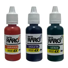 Kit 3 Tintas Recarga Marcador Quadro Branco Pincel Raro 20ml Cada Rende 6 Recargas Universal 6 Cores Premium Pratico