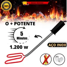 Acendedor De Churrasqueira E Lareira Elétrico 1.200w Oferta