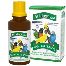 Labcon Club Revitalizante 15ml ou 100ml - Suplemento Completo para Aves | Energia e Bem-Estar para o Seu Pet