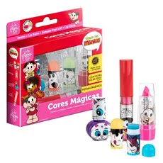 Kit Maquiagem Infantil Turma da Mônica – Cores Mágicas Hipoalergênico Lavável