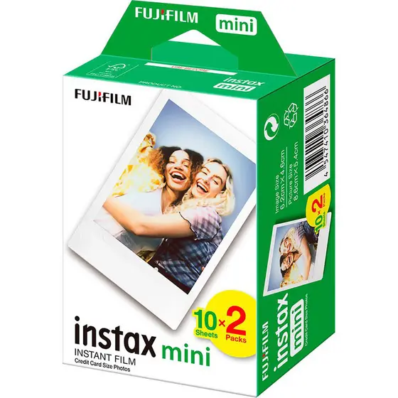 KIT FILME INSTAX MINI 20 FOTOS