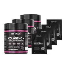Kit 3 Colágenos Renova Be +  Sachês Sérum Firmador