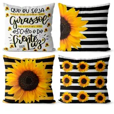 Kit 4 capas de almofadas decorativas 45x45 - moderna 024
