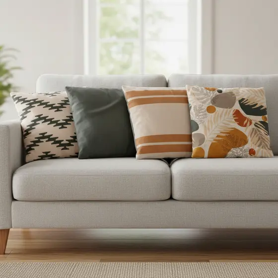 Kit 4 Capas de Almofadas Decorativas 45x45  - Moderna 004