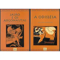 2 Livros A Odisséia + Jasão e os Argonautas Mitologia Grega Novos Completos