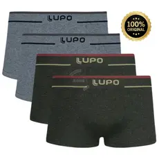 Kit 4 Cuecas Mini Boxer Sunga Lupo Adulto Original Microfibra Conforto
