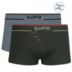 Kit 2 Cuecas Mini Boxer Sunga Lupo Adulto Original Microfibra Conforto