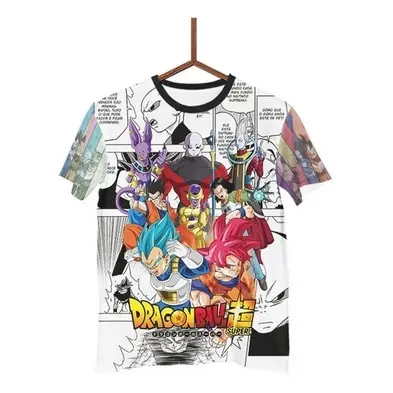 Camisa Camiseta Dragon Ball Super Goku Vegeta Jiren G0333