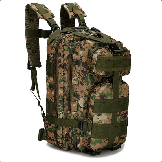 Mochila tática militar 30 Litros camping trilhas CAMUFLADA E LISA | VÁRIAS CORES