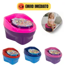 Troninho Sanitário Infantil com Redutor de Assento - Penico de Transição 3 em 1 Menino Menina Pinico Educativo