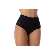 Kit 3 Calcinhas Calçola Plus Size Cós Alto Em Microfibra Com Detalhe Renda