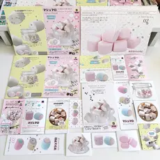 16 Pçs/Set Algodão Doces Vedação Adesivo Conjunto De Cartão De Felicitações Material De Embalagem Decoração DIY