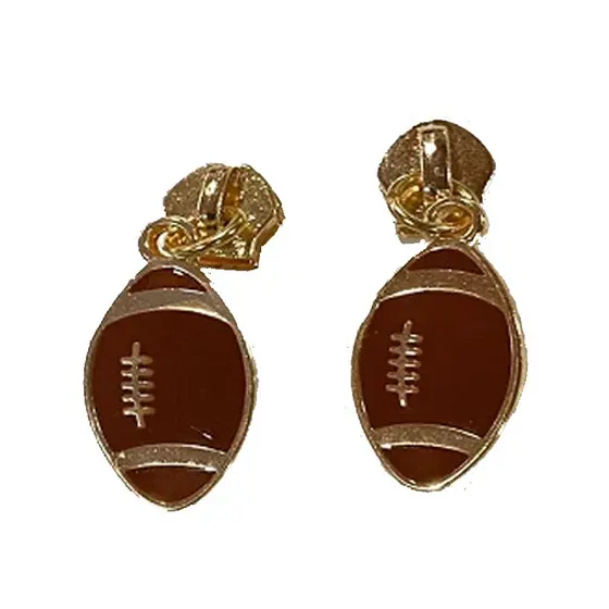 Cursor Bola de Futebol Americano Dourado 2 Unidades (zíper nº 5) Envio Imediato com Nfe