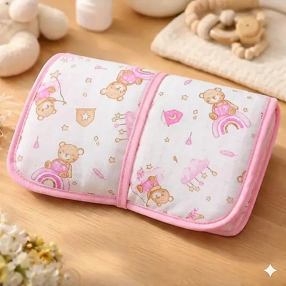 Trocador Fraldas Portatil Bolsa Comoda Impermeável Enxoval Menino Menina