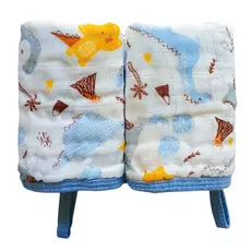Kit 10 Toalhas Paninho Pano de Boca Bebe Soft 100% Algodão Menino Menina Sortido Enxoval