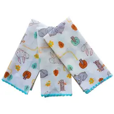 Kit 3 toalha paninho boca 100% algodão Menino Menina sortido enxoval