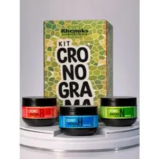 Kit Cronograma Capilar Rhenuks 3 Máscaras Hidratação Nutrição Reconstrução 280g Original Tratamento