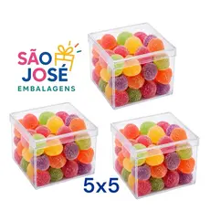 Caixinha acrílica 5X5 - (20 UNIDADES)