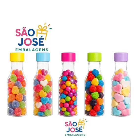40 Mini Garrafinha 50ml - Lembrancinhas