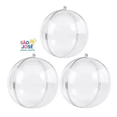 10 Esfera acrílica 6,5 - lembrancinha