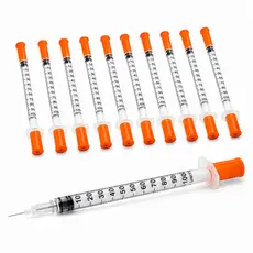 Seringa Insulina 1ml Agulha Fina 8x0,30mm 30G Kits 10 / 30 / 50