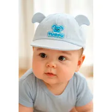 Chapéu Para Bebê Chapéu Recém Nascido Tecido de Pano Bucket Para Bebê Chapeuzinho Infantil Xadrez Boné Orelha e Elástico
