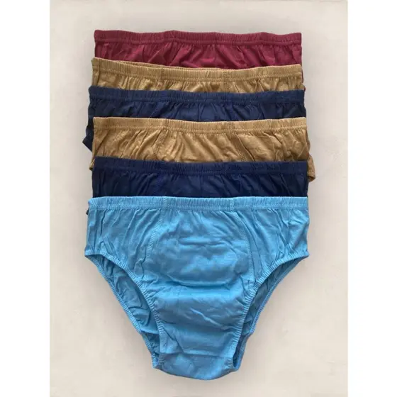 KIT 6 CUECAS PLUS SIZE E TAMANHO NORMAL LISAS 100% ALGODÃO GAMES
