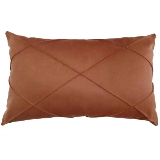 Capa de Almofada Retangular Baguete Suede Drapeada 50x30 Várias Cores Decorativas
