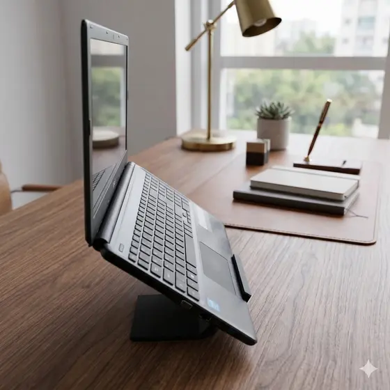 Suporte para notbook, base para notbook, tablet,macbook, ergonômica, para home office e escritório prática e confortável