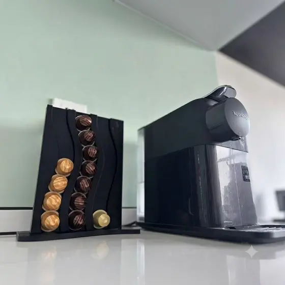 Suporte Porta Cápsulas Café  Nespresso Organizador Cápsulas - Até 21 Cápsulas