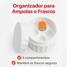 Porta Frascos Case Para Ampolas 0,5ml / 15mg Organizador Para Tirze TG - Lipoless