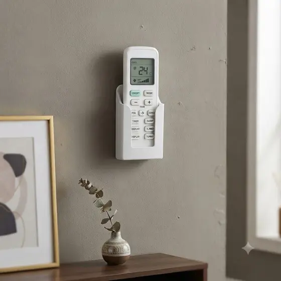 Suporte De Parede para Controle Remoto Ventilador Ar Condicionado Universal