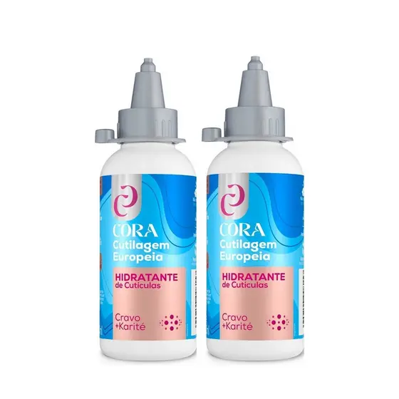2 Kinq Hidratante para Cutículas Karité + Cravo FlipTop 100ml - Cora