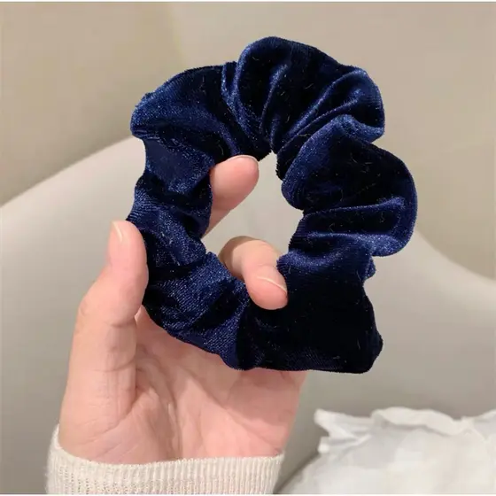 kit 12/24/36 unidades Scrunchies de Veludo elástico de cabelo DIVERSAS CORES