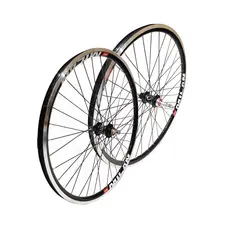 Par de  Roda 26 Aero C/ Cubo Rolamentos Alumínio Montada