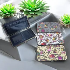 Carteira Feminina Para Cartões, Dinheiro E Documentos Com Divisórias