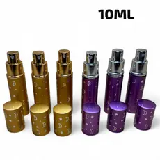 Frasco Porta Perfume Spray 10 ML Alumínio Colorido