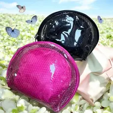 Conjunto De Necessaire Bolsa Feminina Organizador Porta Maquiagem E Acessórios Multiuso Transparente Para Viagem