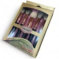 Kit Pinceis Para Maquiagem Com Esponja Facial