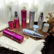 Porta Perfume 20ml Spray Mini Frasco De Bolsa Viagem Frasco Recarregável Portátil