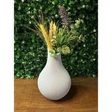 Vaso Decorativo 3D Moderno Luxo Texturizado – Elegante Minimalista para Sala e Quarto