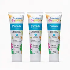 Kit 3 Pomadas para Assaduras Turminha da Bagunça 45g Pomada bebê